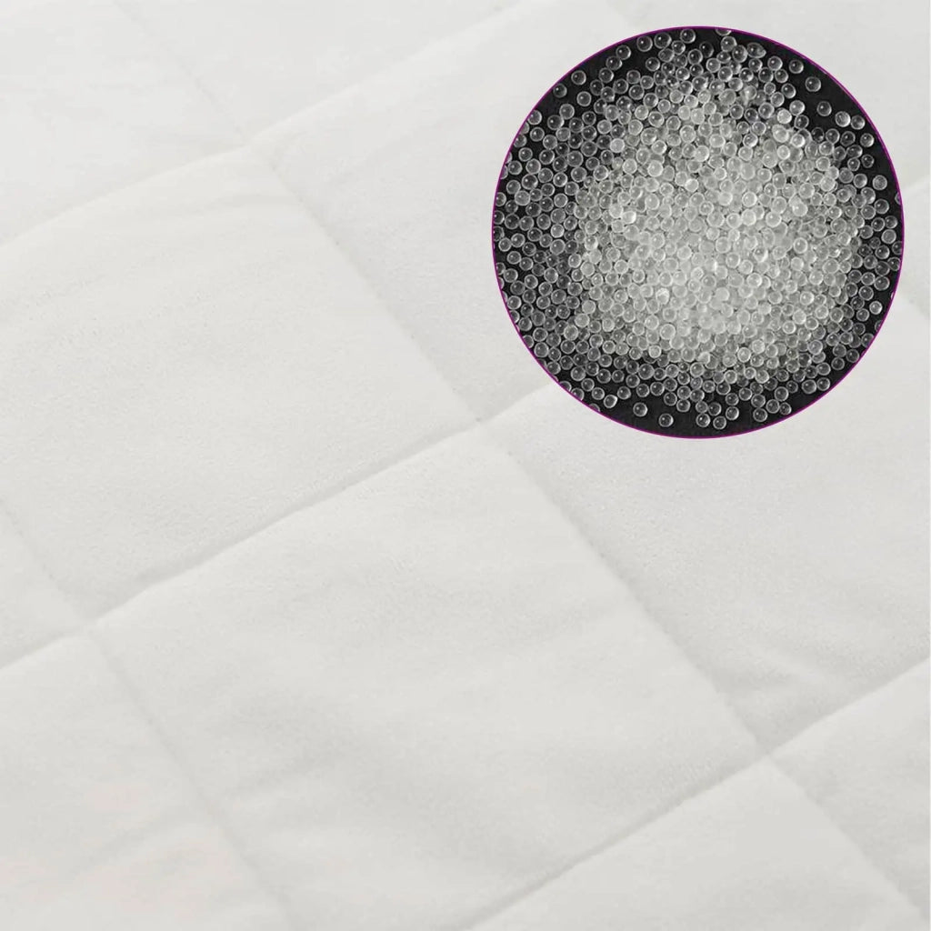 Coperta Ponderata Bianco 135 x 200 cm 10 kg 100% Cotone 205T 3442960