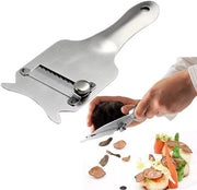 Sfoglia per Truffe - Trapano per Formaggio - Trapano per Verdure - Multifunzionale - Acciaio Inossidabile - Dimensioni 20,5 x 8,8 x 1,5 cm