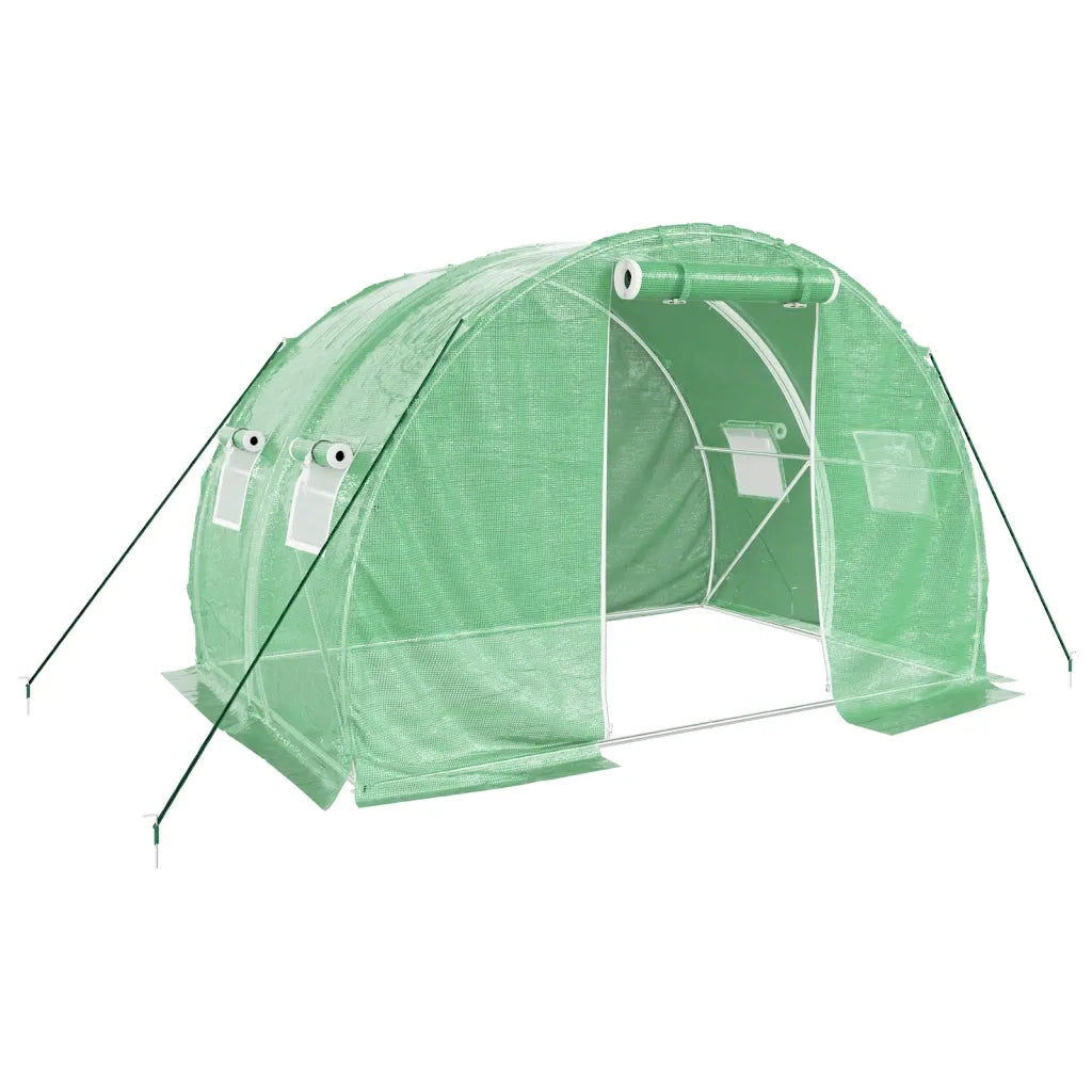 Serra con Telaio in Acciaio Verde 6 m2 3x2x2 m CFW1232171