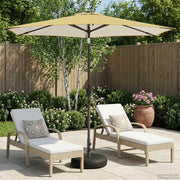 Parasol da Giardino con Luci LED 270 x 270 cm Poliestere 42036264