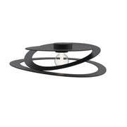 PLAFONIERA DILATE E27 D.60CM NERA