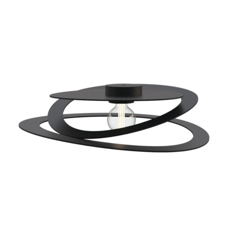 PLAFONIERA DILATE E27 D.60CM NERA