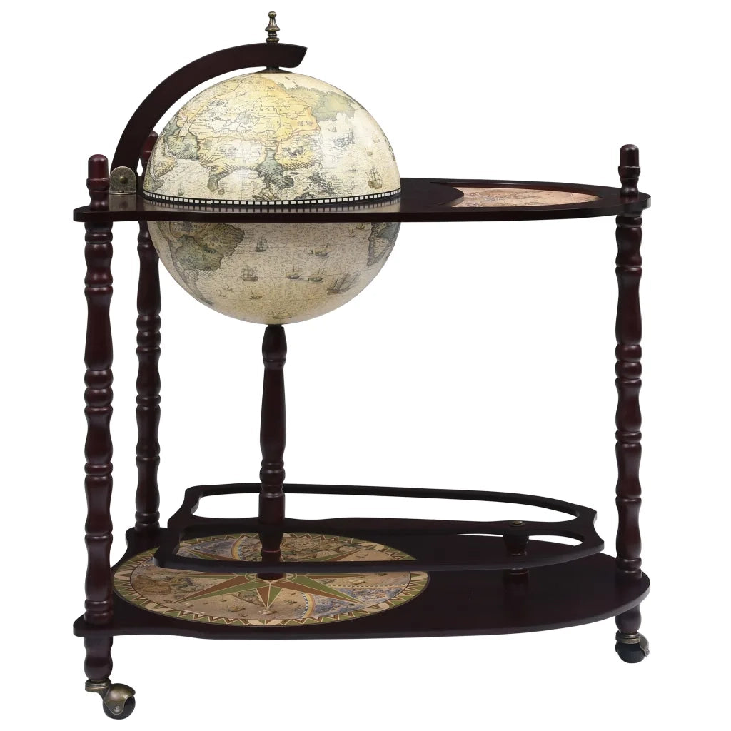 Bar a Globo Portavini Supporto Autoportante in Eucalipto Verde 320907