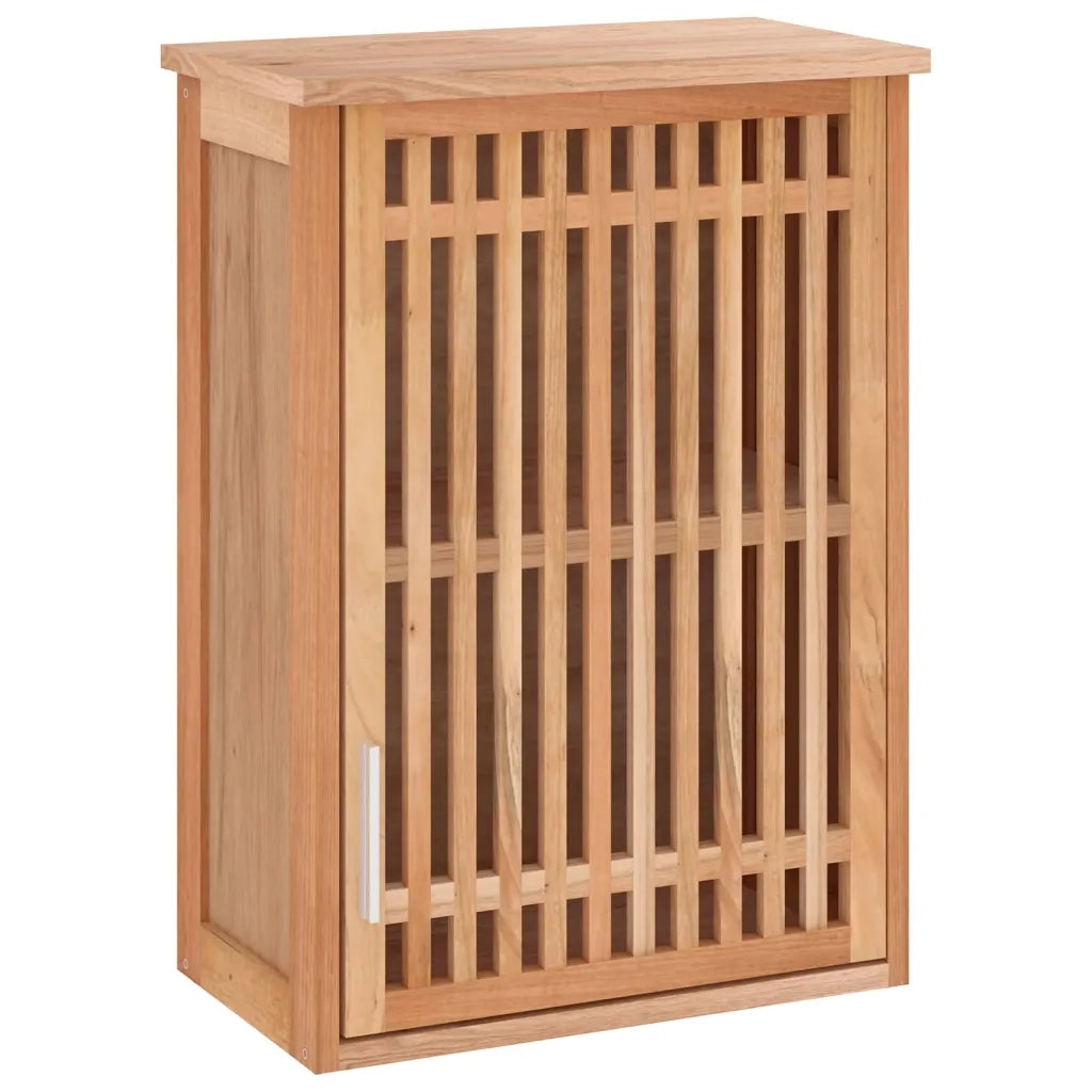 Set Mobili da Bagno | Armadio da bagno 4 pz in Legno Massello di Noce