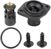 Termostato Liquido Refrigerante Flusso - Sostituzione per Seat Arosa/Cordoba - Diametro 26,10 mm - Altezza 52,50 mm - Materiale Kunststof/Rubber - Gomma di Sigillatura Compresa - Termostato Liquido Refrigerante