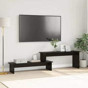 vidaXL Mobile TV Rovere nero 180 x 30 x 43 cm Legno multistrato