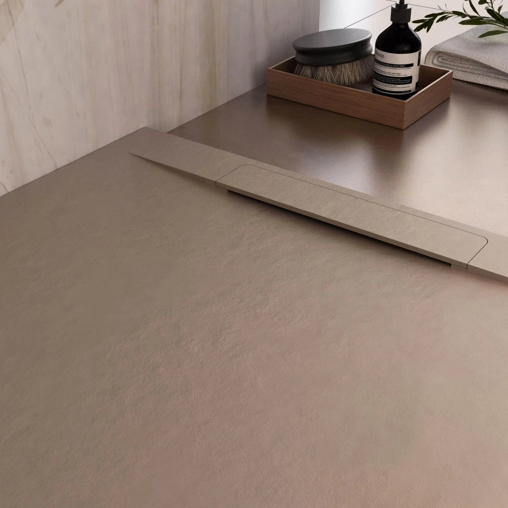 Piatto Doccia in Pietra 70x110 cm Bonussi Ardesia Calcutta Moka
