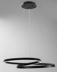 Lampada Da Soffitto Pensile Ring Moderno Led+telecomando App796-cp Cromo