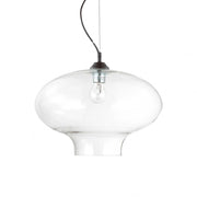 Lampada A Sospensione Bistro' Sp1 Round Trasparente Ideal-Lux