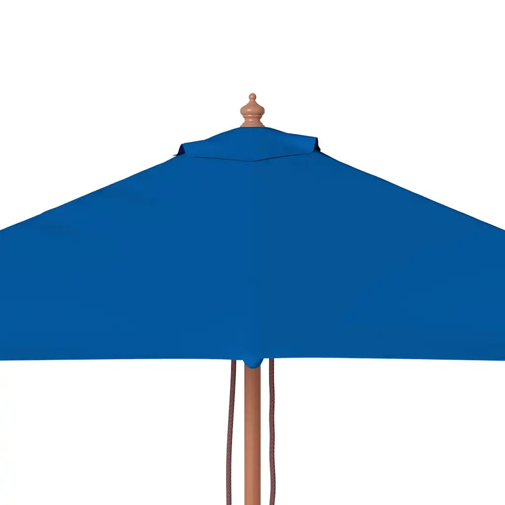 Ombrellone da Giardino-Ombrello da Balcone con Palo in Legno 150x200 cm Blu