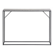 Tavolo Consolle Vita, Marrone, Metallo, 110x26x80 cm