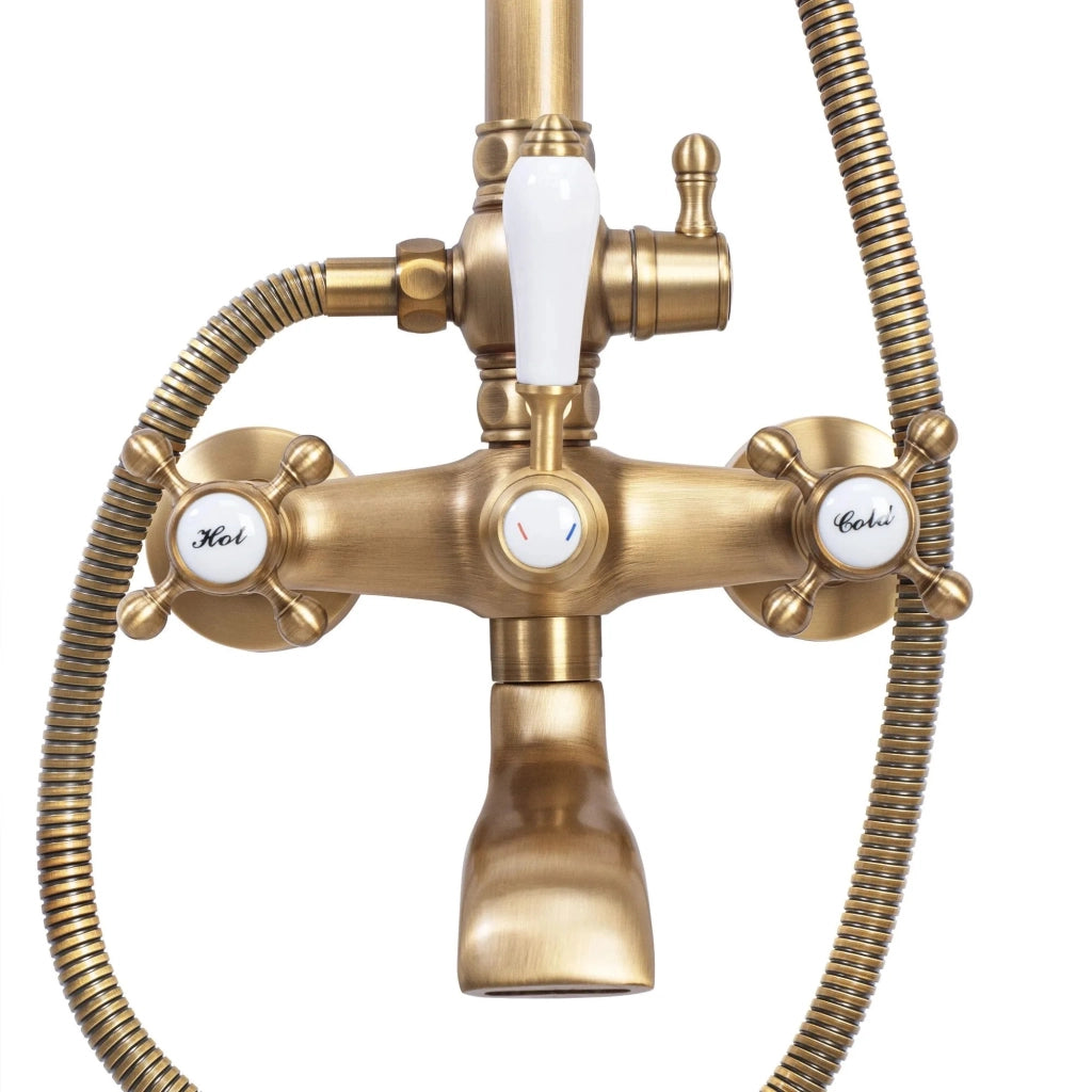 Set Doccia Rea Bergamo Antique Bronze