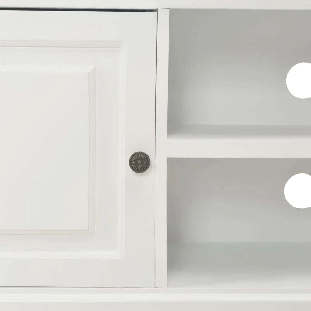 Mobile/mobiletto/credenza porta TV in legno bianco da 90 cm (2502118)