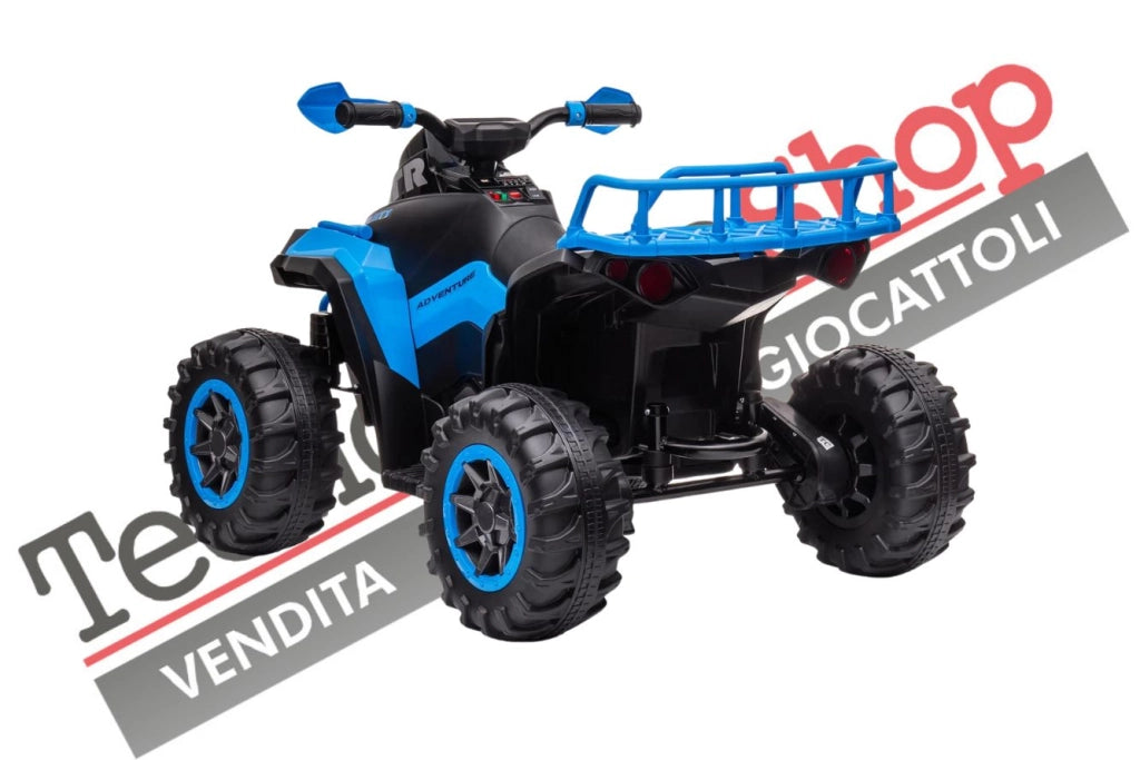 Tecnobike Shop Quad Elettrico per Bambini ATV  1.0 12V  con Radiocomando colore Blu