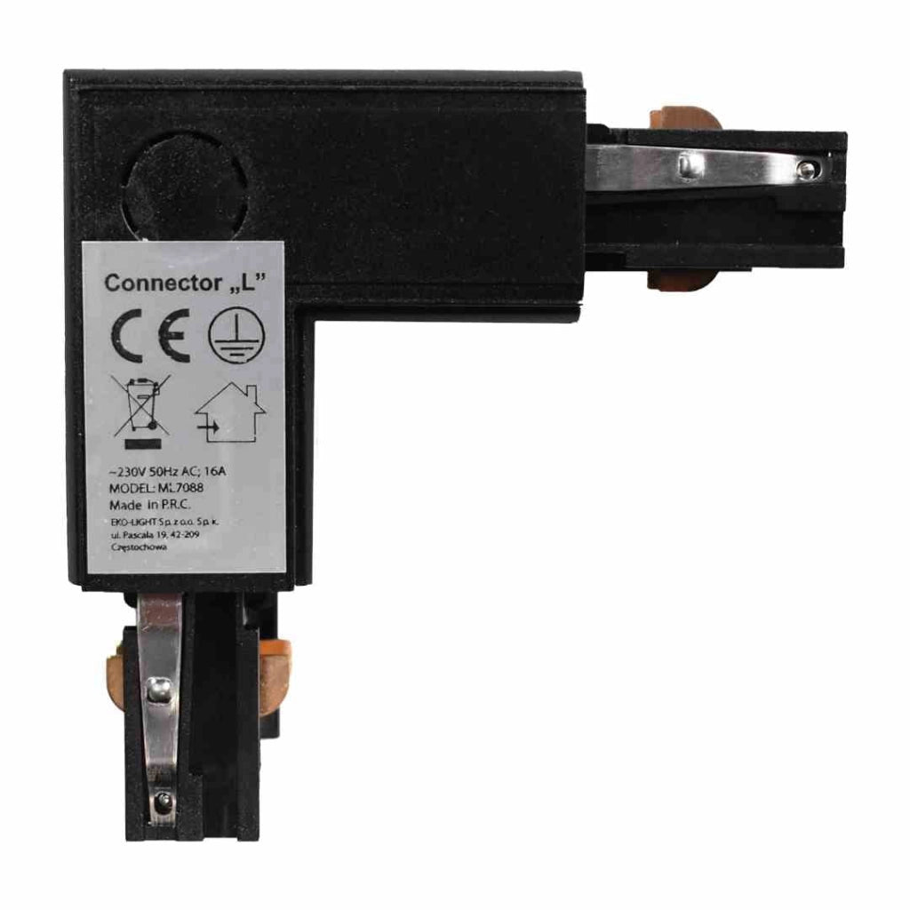 Connettore binario per sistema illuminazione ML7088 nero Milagro