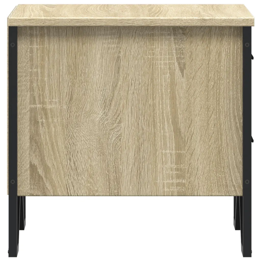 Comodino Rovere Sonoma 40x41x40 cm in Truciolato 848506