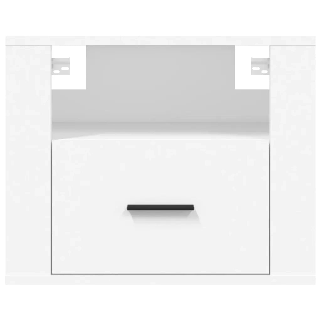 Comodini a Muro 2 pz Bianchi 50x36x40 cm cod mxl 31148