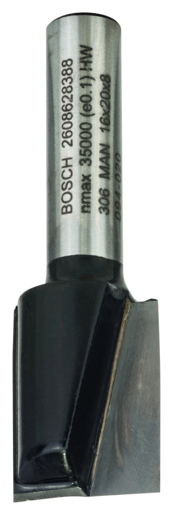 2608628388 - Fresa dritta, 8 mm, D1 16 mm, L 20 mm, G 51 mm 8 mm, D1 16 mm, L 20 mm, G 51 mm