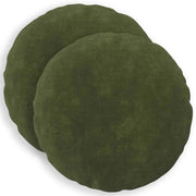 Federa 2 pcs HEERLEN Verde Ø 60 cm Fleece in microfibra 922979