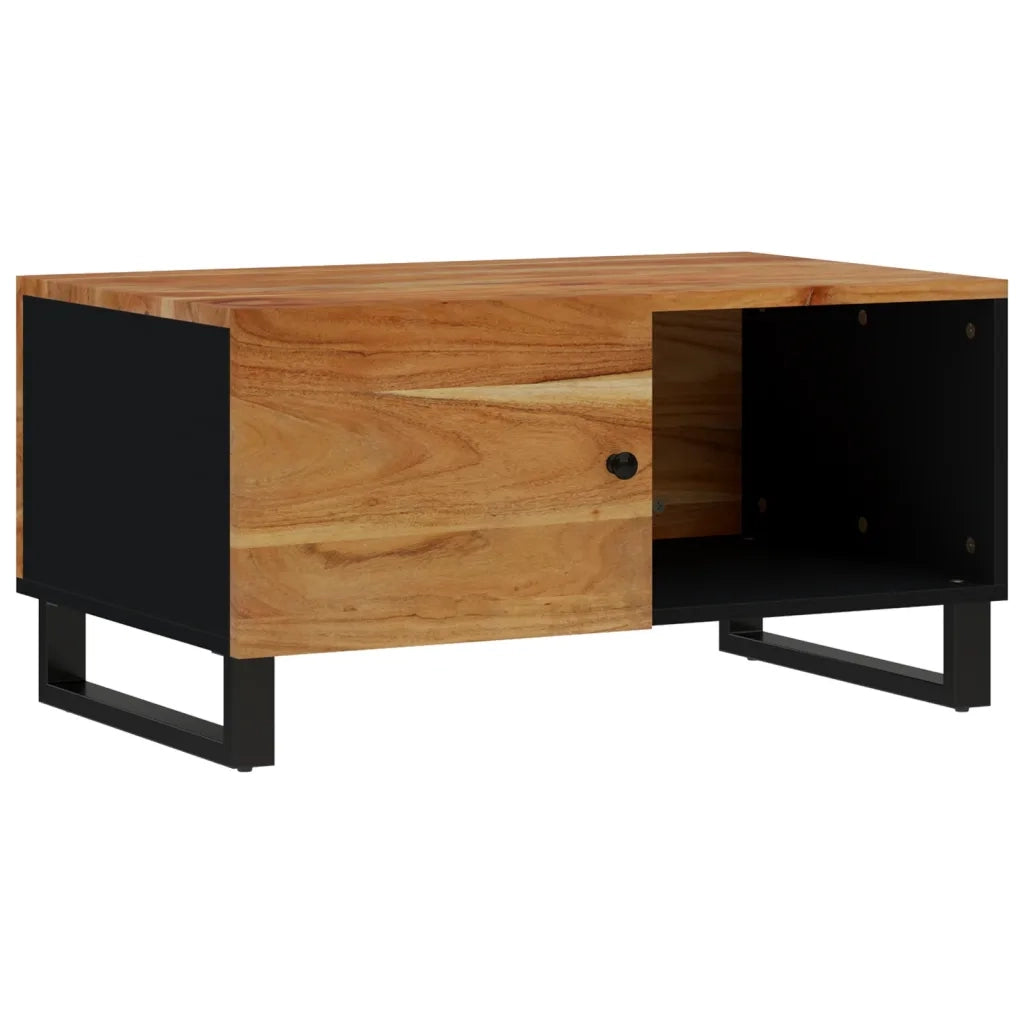 Tavolino da salotto | Tavolino da caff¨¨ | Tavolino da Soggiorno 80x50x40 cm Massello Acacia e Multistrato