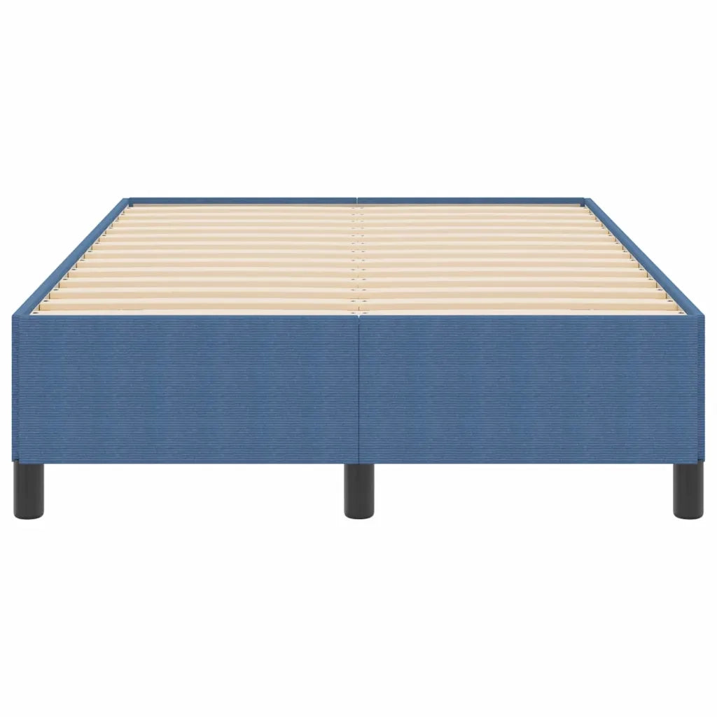 Letto a molle Blu 120 x 200 cm Tessuto in Cords 42006965