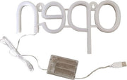 Segnale Neon Aperto - Alta Definizione Acqua Resistente - Portatile - Batterie Ricaricabili - Attività All'Aperto