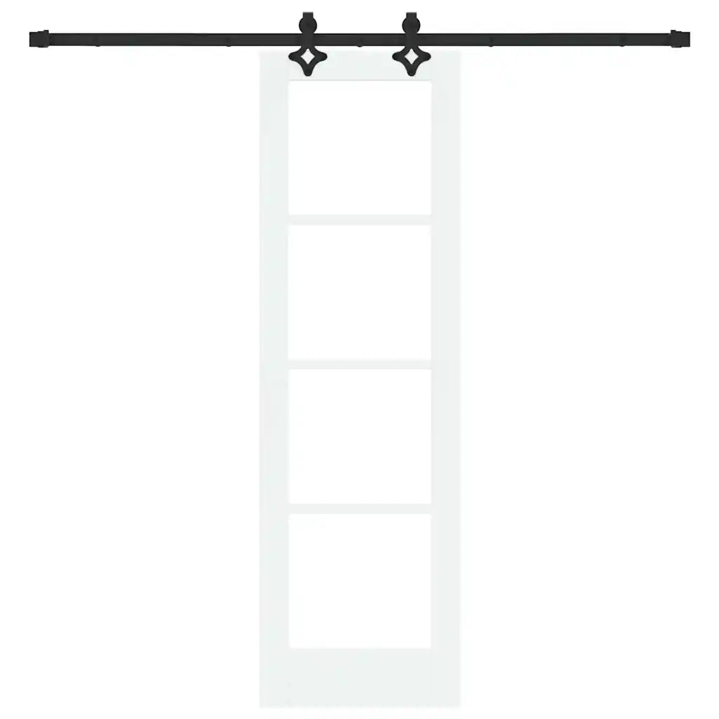 Porta scorrevole ORKDAL Bianco e Nero 61 x 198,5 cm 3332182