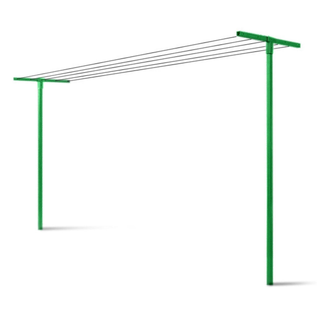 Andrys Stendi Biancheria Esterno Smontabile Verde H220cm (Filo 20m)