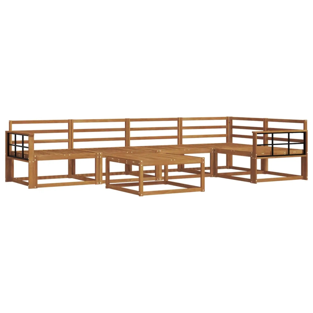 Set di divani da esterno 6 pcs Naturale