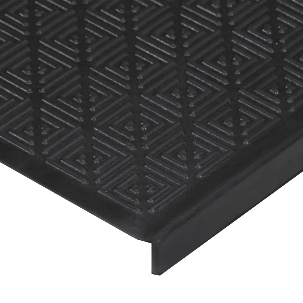 Tappetino per Scale 10 pz | Gradini per Scale 25x75 cm in Gomma