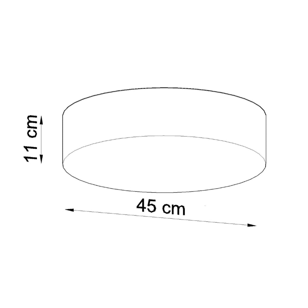 Plafoniera da soffitto PIAZZA 45 bianca Pure Lume