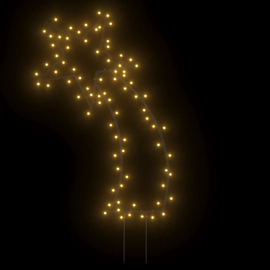 Luce Decorativa Natale con Picchetti Stella Cadente 80LED 62cm CFW8836817
