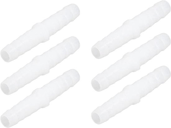 Connettore slang in plastica - Fitting per pilastra - Qualità duratura e resistente ai solleticolamenti - Bianco - Per pompa e silicone