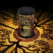 Lanterna Solare Esterna - IP44 Impermeabile, Appeso o Stante per Decorazione Balcone e Giardino (Alberi)