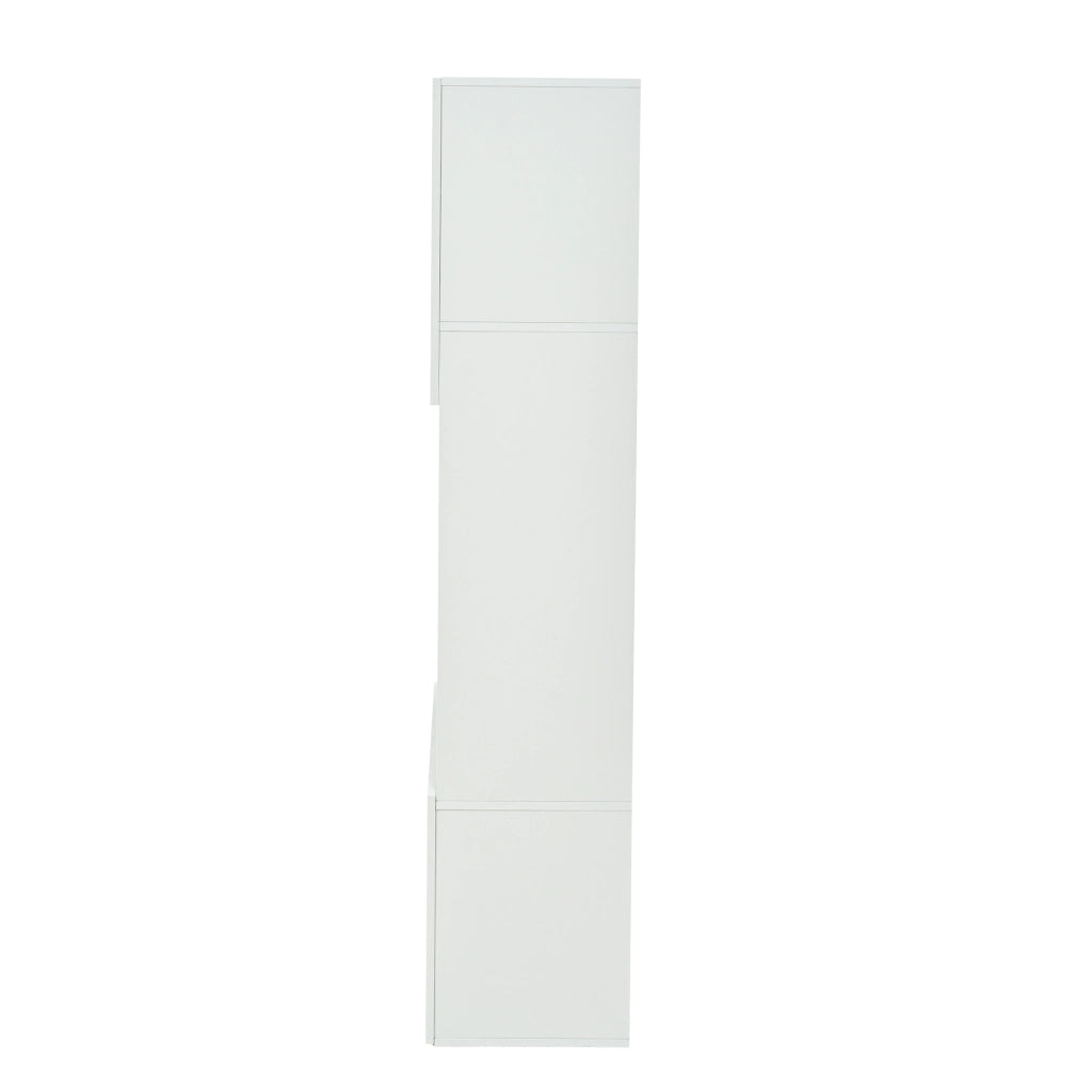 Vetrina Alta con Illuminazione LED ¨C MINIMAL ¨C Bianco Lucido 35x50x165cm