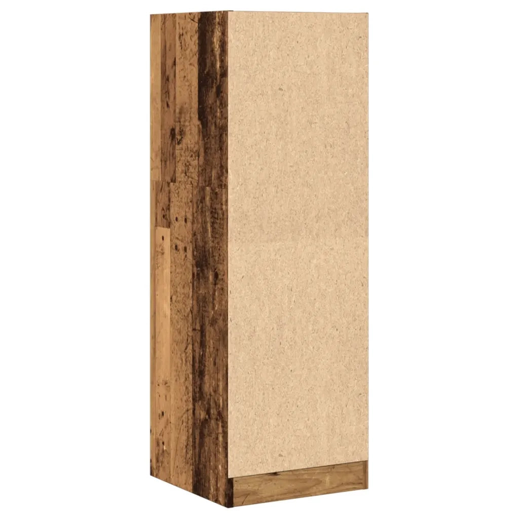 Mobiletto da farmacia multifunzionale contenitore 40 x 41 x 118 cm finitura vintage in legno composito legno invecchiato 02_0050644