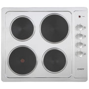 Candy CLE64KX Acciaio inox Da incasso 58 cm Piastra sigillata 4 Fornello(i)