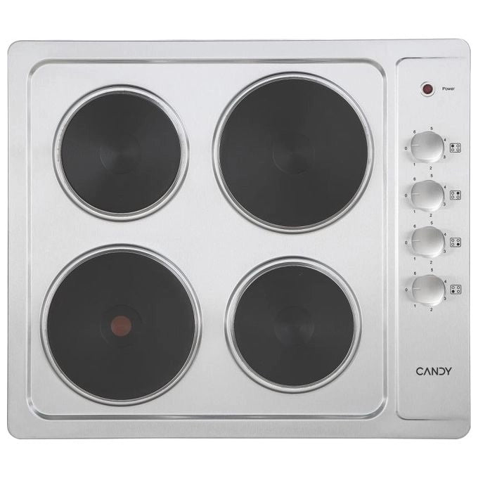 Candy CLE64KX Acciaio inox Da incasso 58 cm Piastra sigillata 4 Fornello(i)