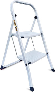 Scale a Soglia Multifunzionale a 2 Trappole con Larghezza di Carico 150kg - Materiale in Alluminio - Scaletta a Trappole Multifunzionale