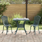 Set di Tavolo da Giardino 3 pcs Verde Alluminio pressofuso 3334751