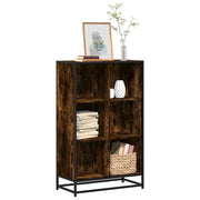 Libreria Rovere Fumo 65,5x33x107,5 cm in Legno Multistrato