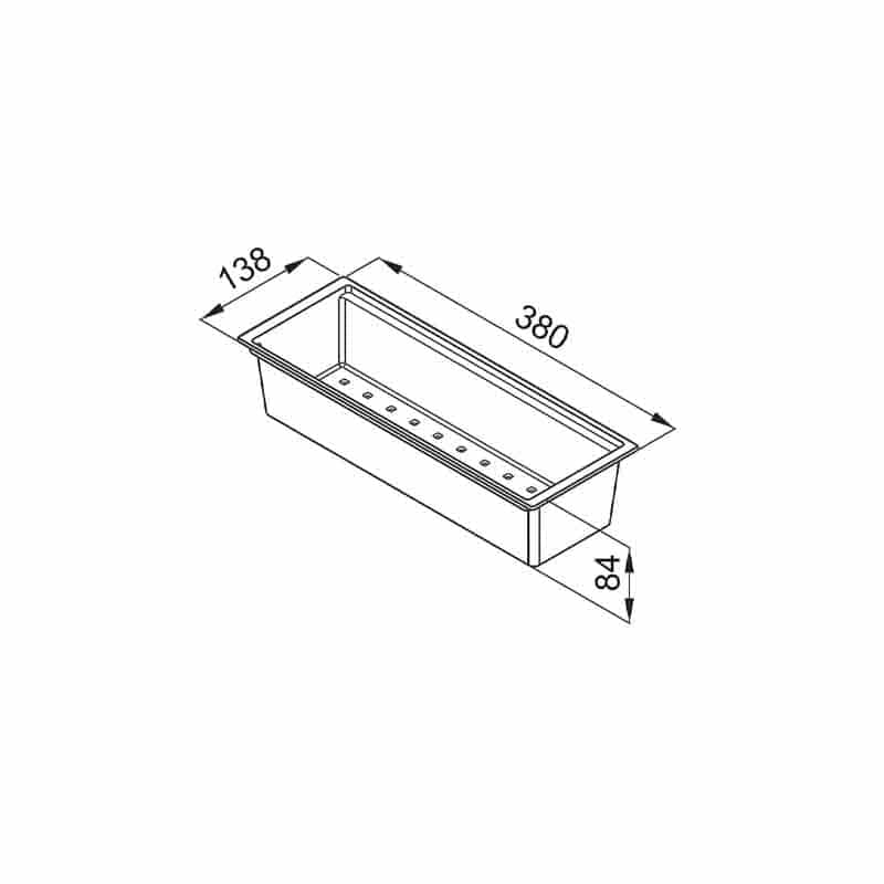 ACCESSORIO ELLECI COLANDER BEST WORKSTATION MATERIALE POLIPROPILENE NERO - AVP034BK