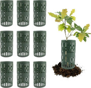 Set di 9 protezioni per tronchi, 20 x 34,5 cm, protezione tronco ritirabile, protezione contro insetti o roditori con aperture di ventilazione