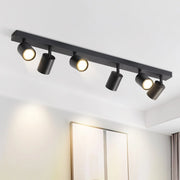 ZMH Faretto da soffitto LED neri orientabili 360° design industriale moderno per soggiorno camera