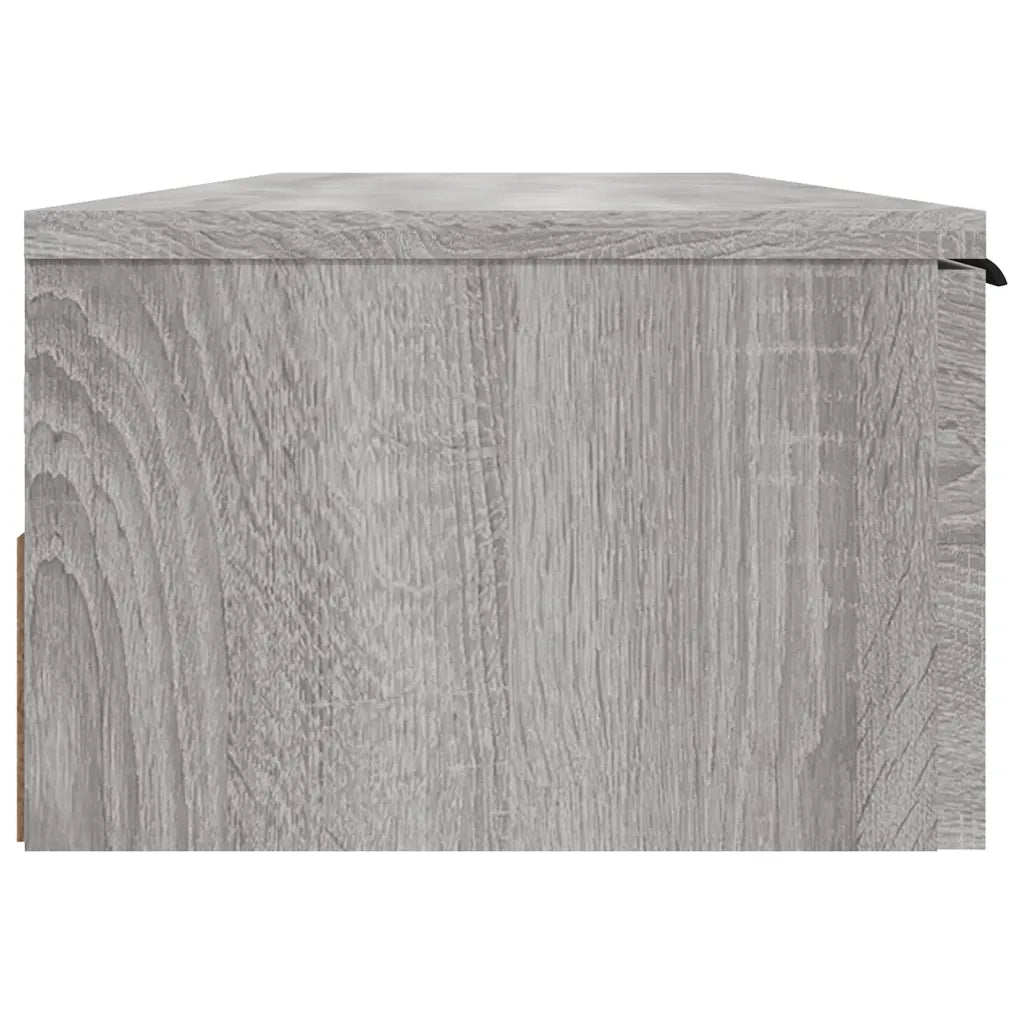 Armadietto a Muro | Mobile a Parete Grigio Sonoma 102x30x20 cm Legno Multistrato