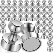 Magnetici forti 40 pezzi Magnetici mini 12 x 16 mm Magnetici Neodymium Extra forti, Magnetici per lavagne magnetiche, Magnetici forti per frigoriferi, pannelli di aggancio, pannelli di chiodo, lavagne bianche, magnetici per musica