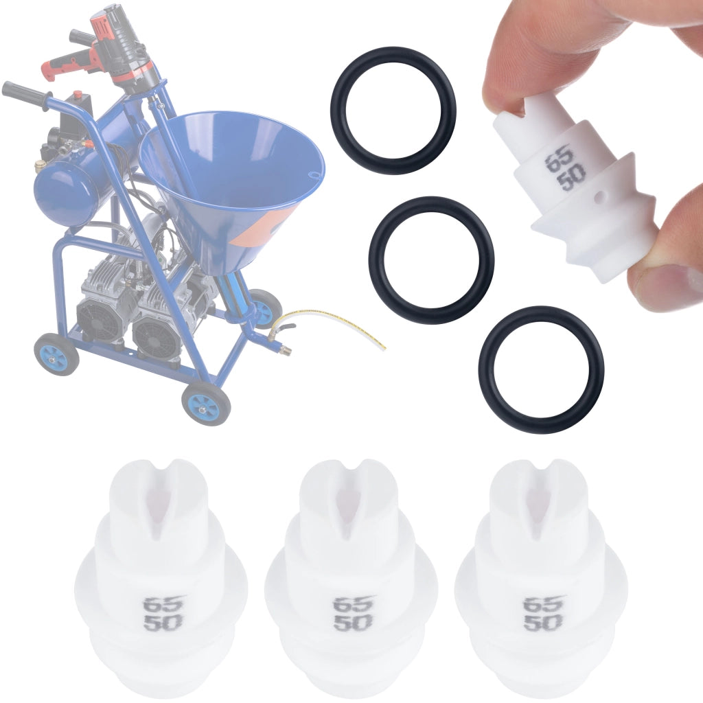 Set di Ugelli Rosfix Blue Dragon BD57/BD41 – Misure #30, #40, #50 | Alta Qualità e Durata | Accessori per Intonacatrice