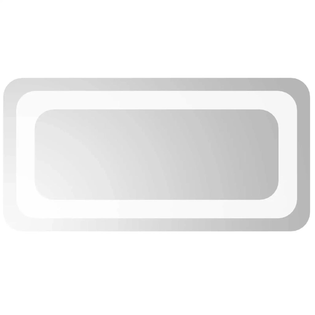 Specchio da bagno LED Trasparente 40 x 20 cm vetro temperato 42045829