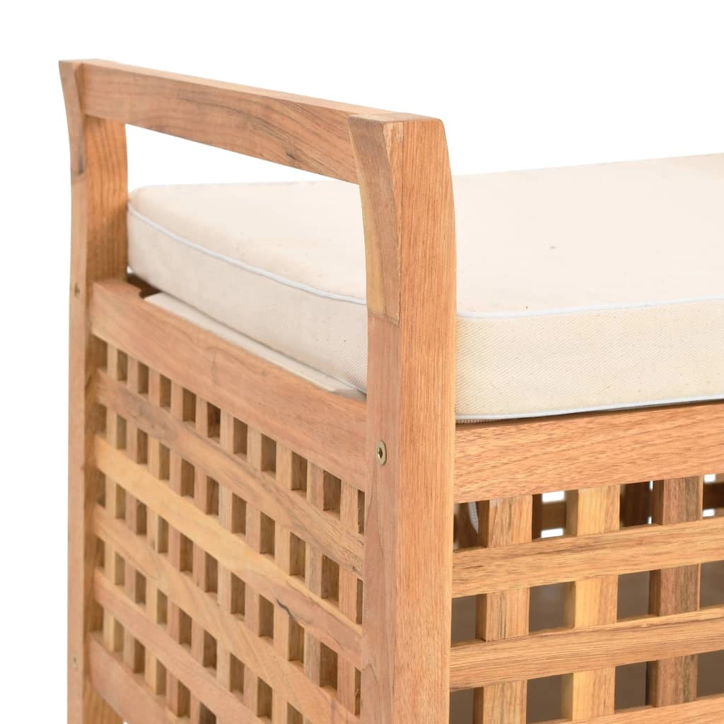 Panca contenitore 49 x 48 x 49 cm in legno massello di noce 02_0021236