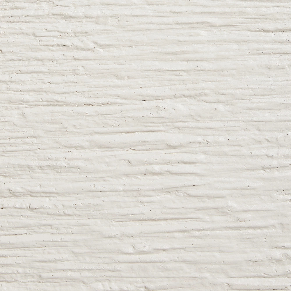 Vaso da fiori in argilla beige chiaro da giardino alto 26 x 26 x 60 cm resistente ai raggi UV